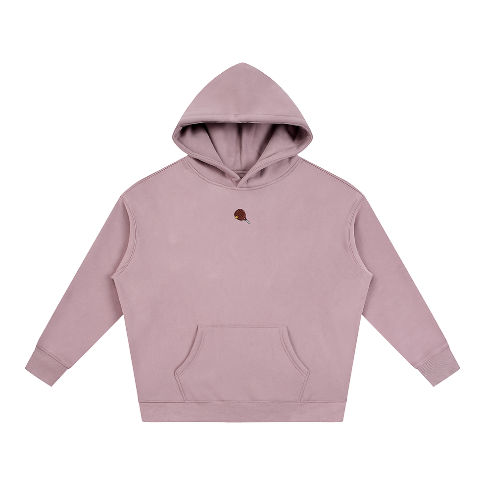 Thumbnail: Padel Ball with Racket | Oversize Fleeced Hoodie