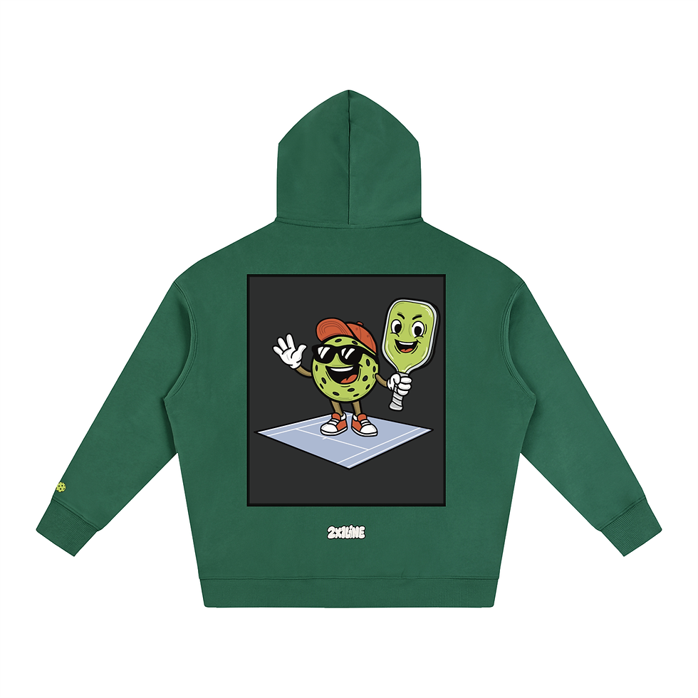Thumbnail: Pickleball & Bat | Oversize Fleeced Hoodie