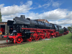 Dampflok 01 1104 in Neumünster