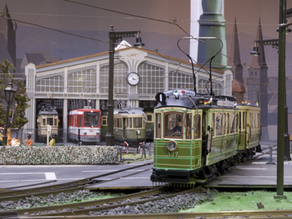 Modell trifft Original: Modellbahnertreffen im Historischen Straßenbahndepot St. Peter