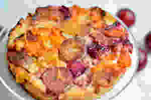 stone fruit upside down cake