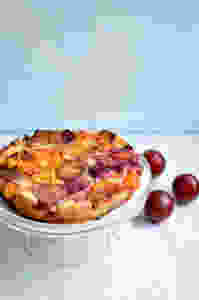 stone fruit upside down cake