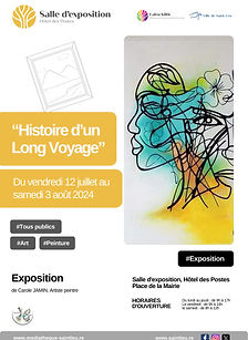 Affiche - Long voyage - Juillet 2024