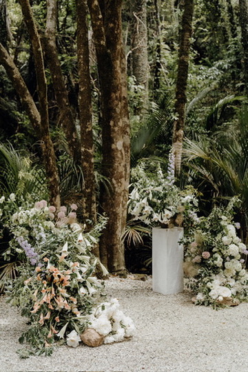 Wedding florals New Zealand wedding