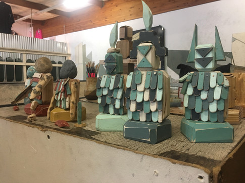 Sculptures by Sid Enck, 2017