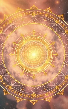 Darstellung eines Vortexfeldes der heiligen Geometrie