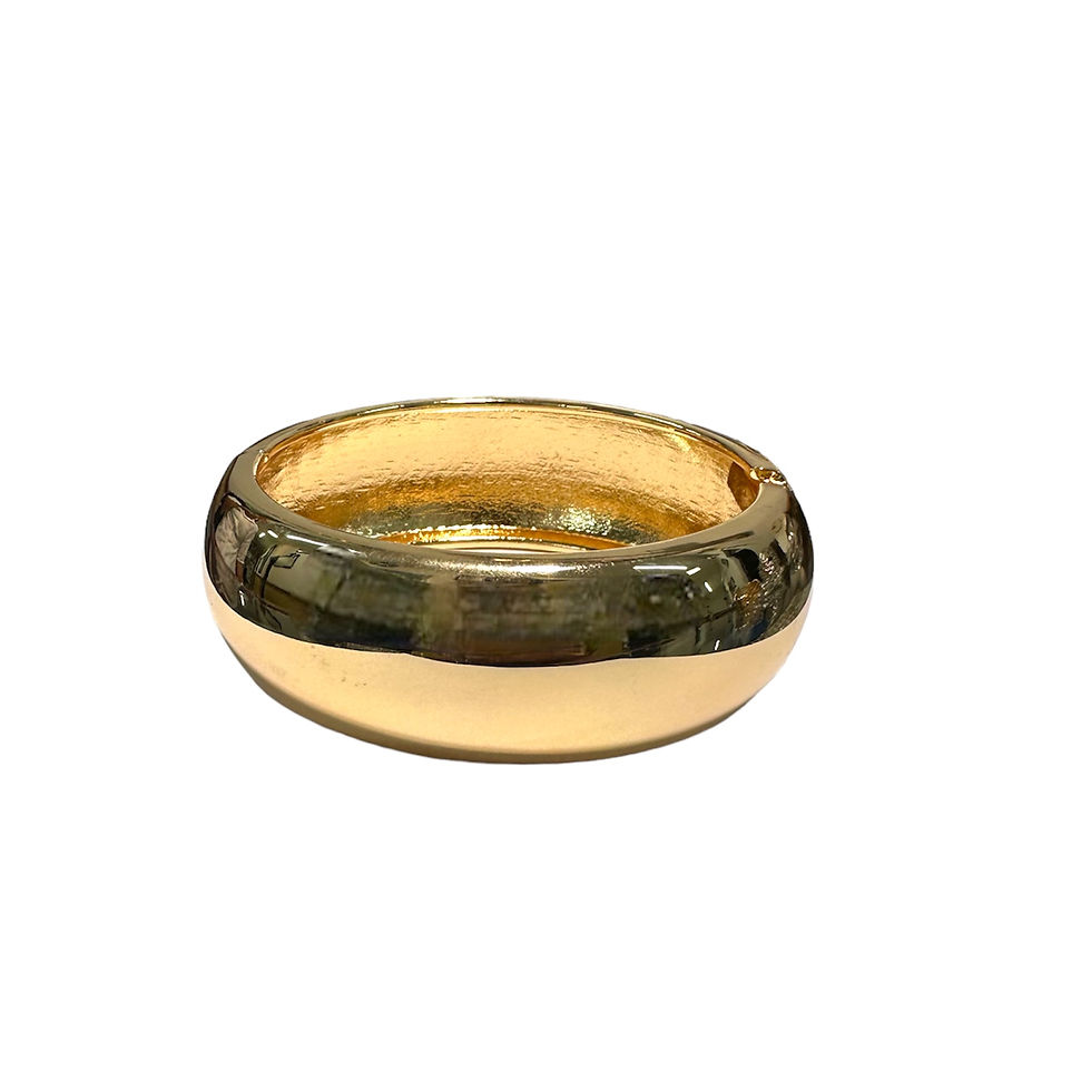 PULSERA ARO GRUESO DORADA