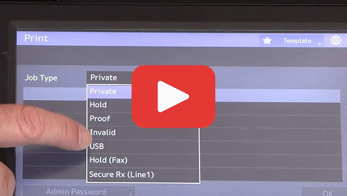 USB, Private, and Hold Print