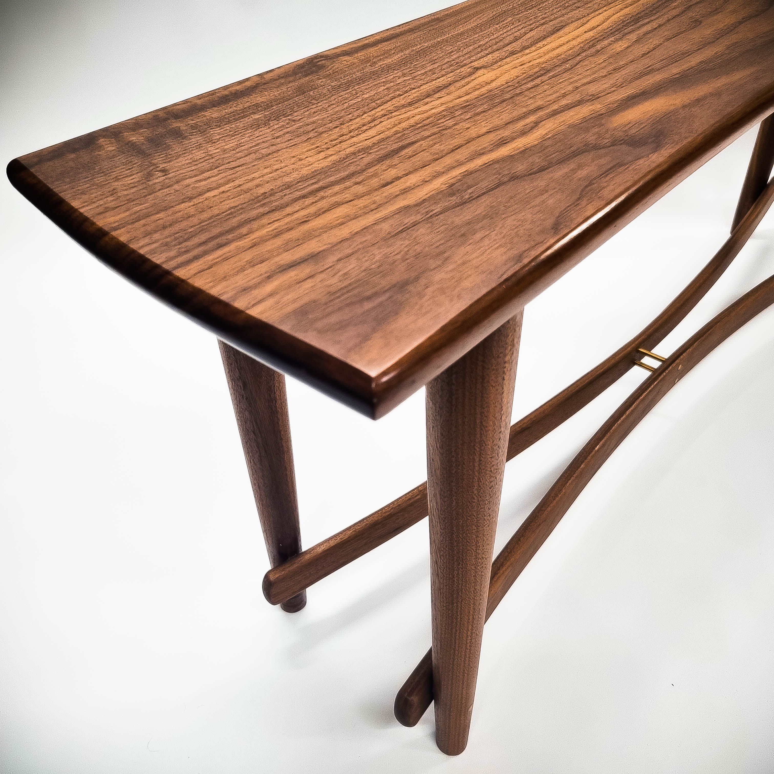 Walnut Entryway Bench