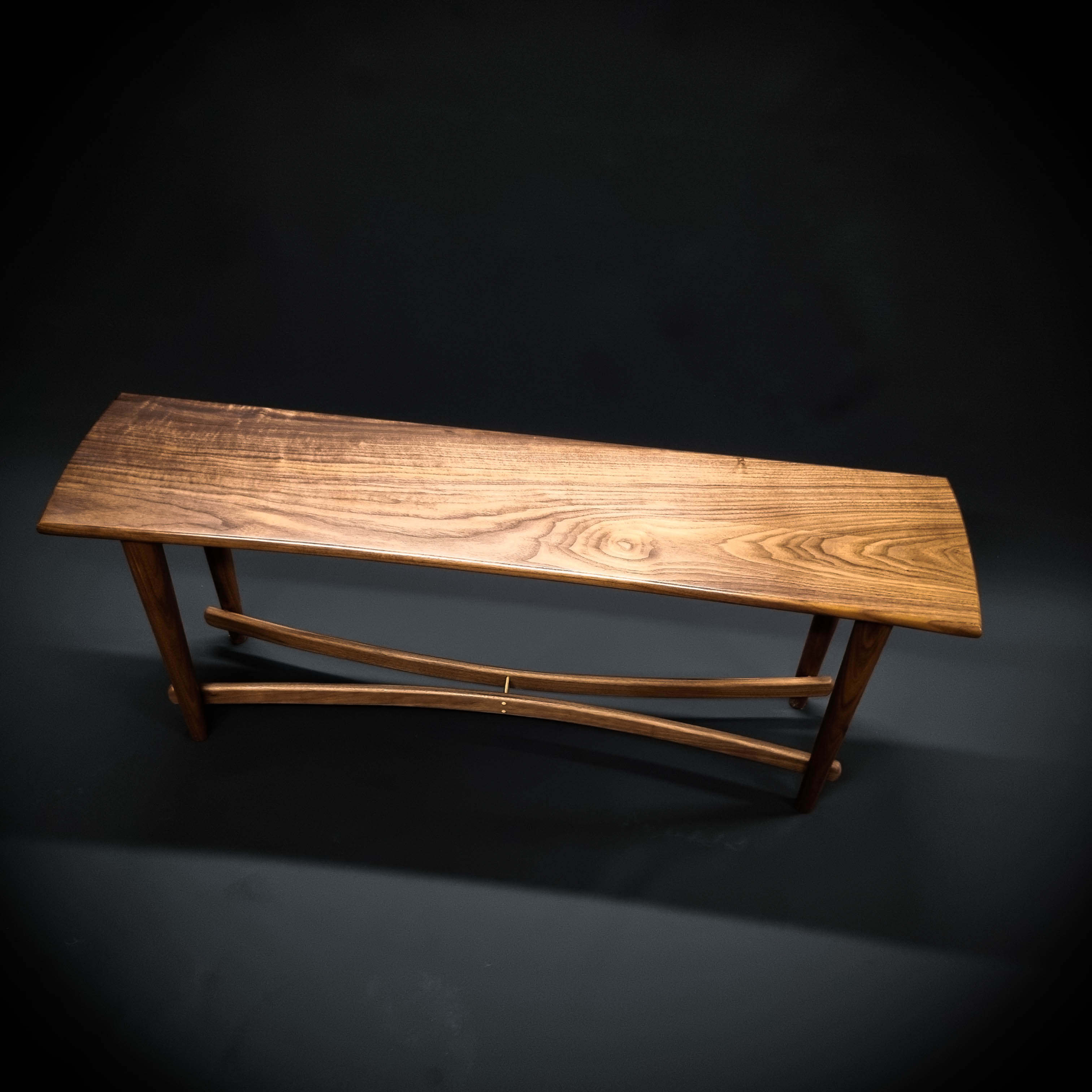 Walnut Entryway Bench