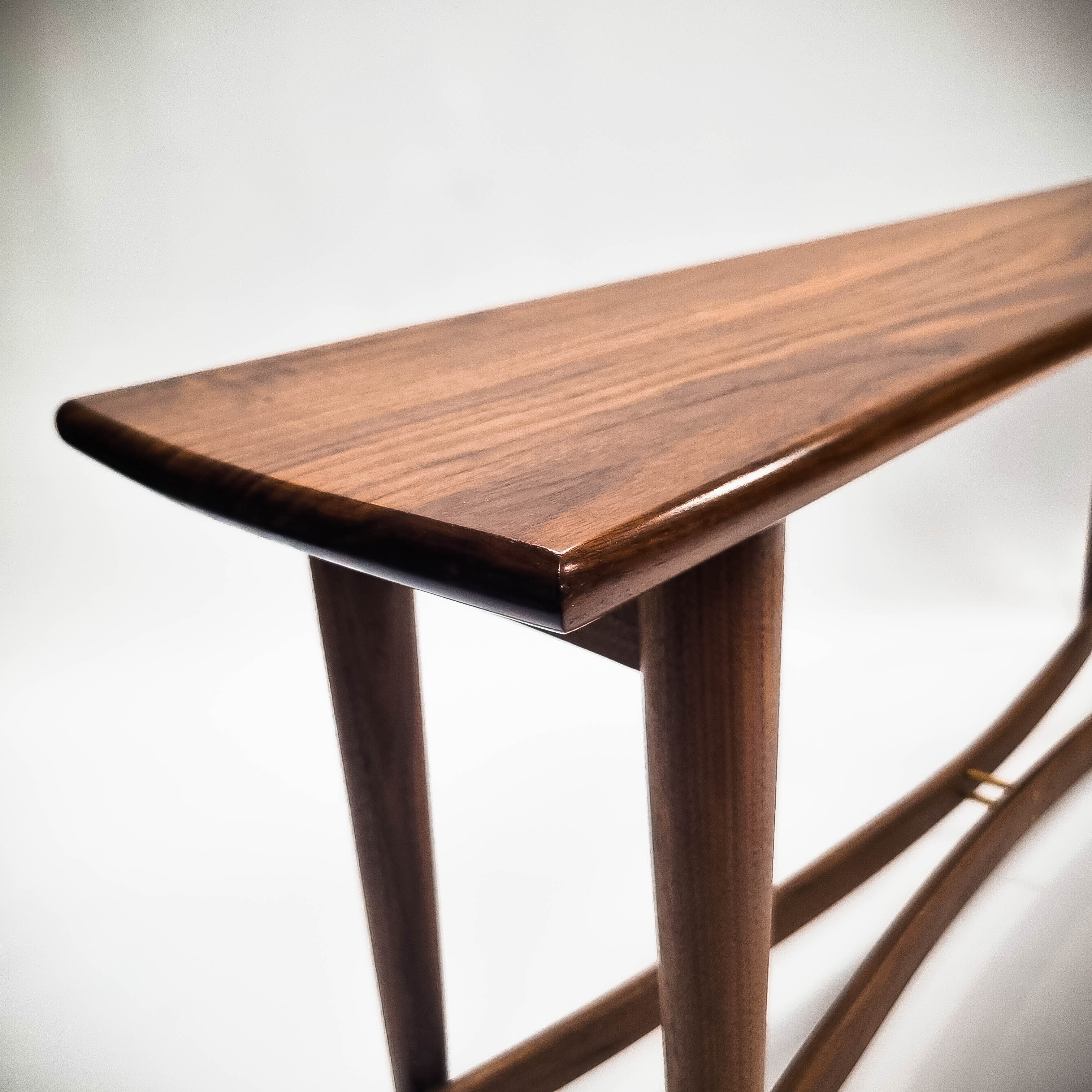 Walnut Entryway Bench