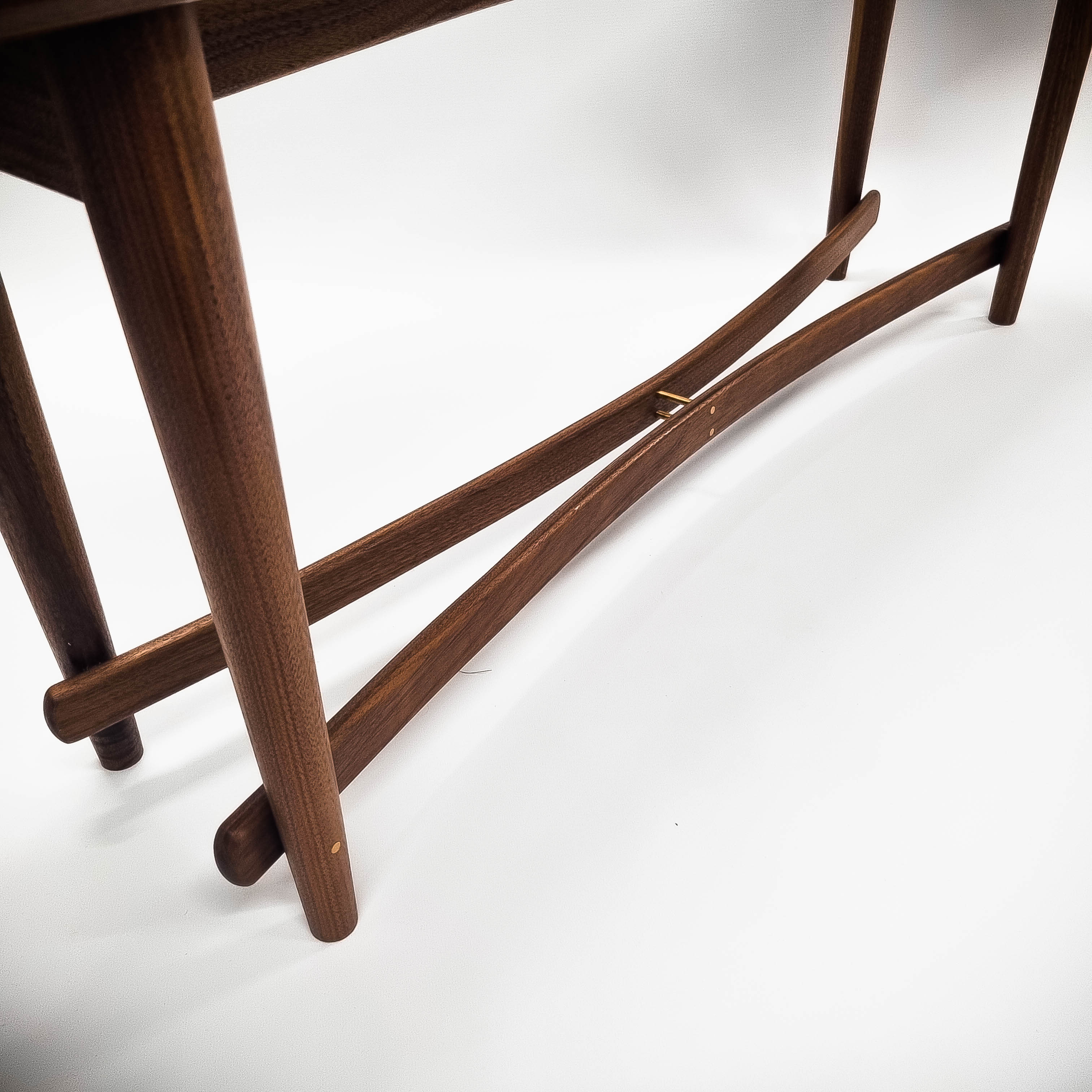 Walnut Entryway Bench