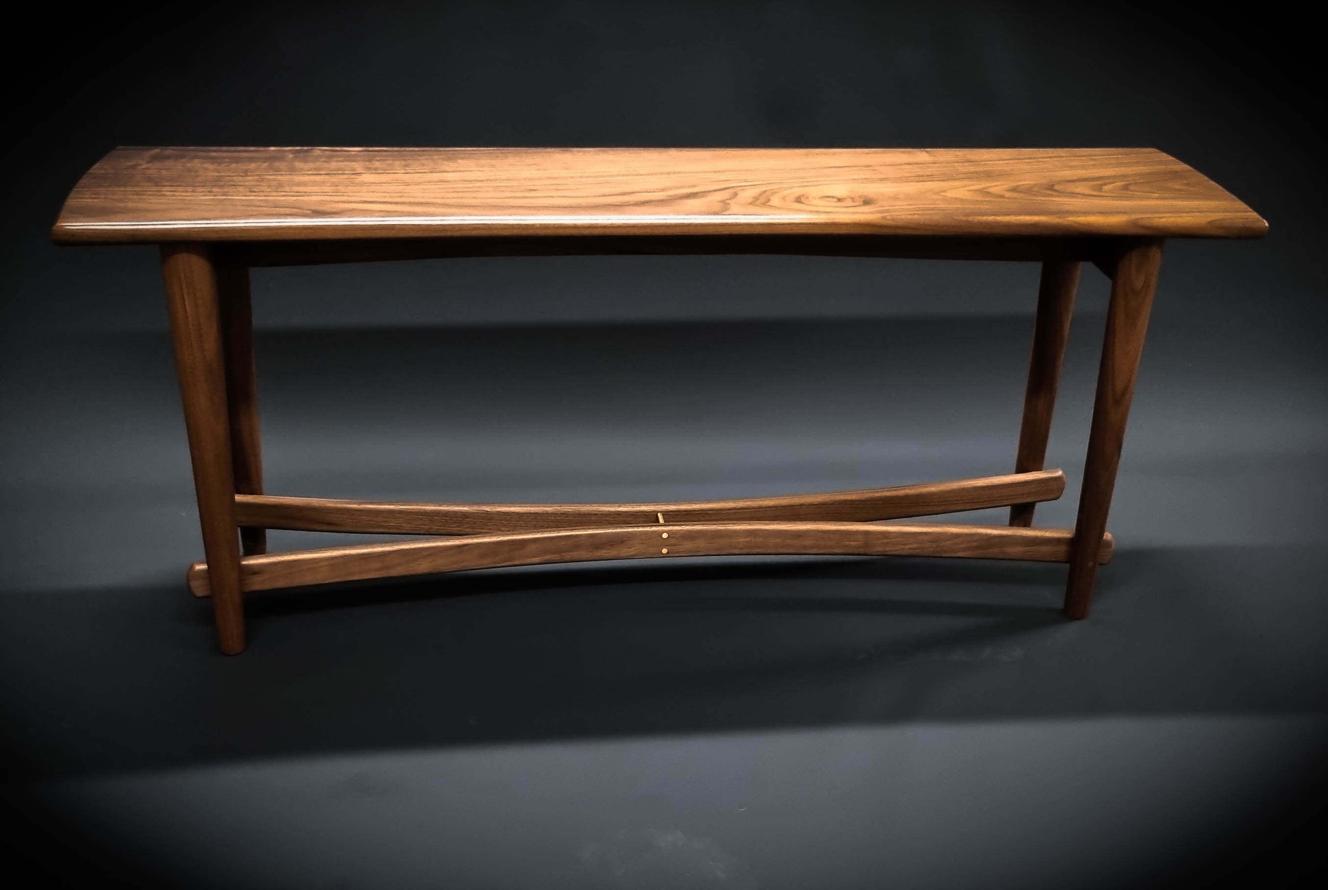 Walnut Entryway Bench
