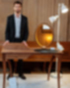 Me and my Walnut Dressing Table at the Young Furniture Makers Exhibition
