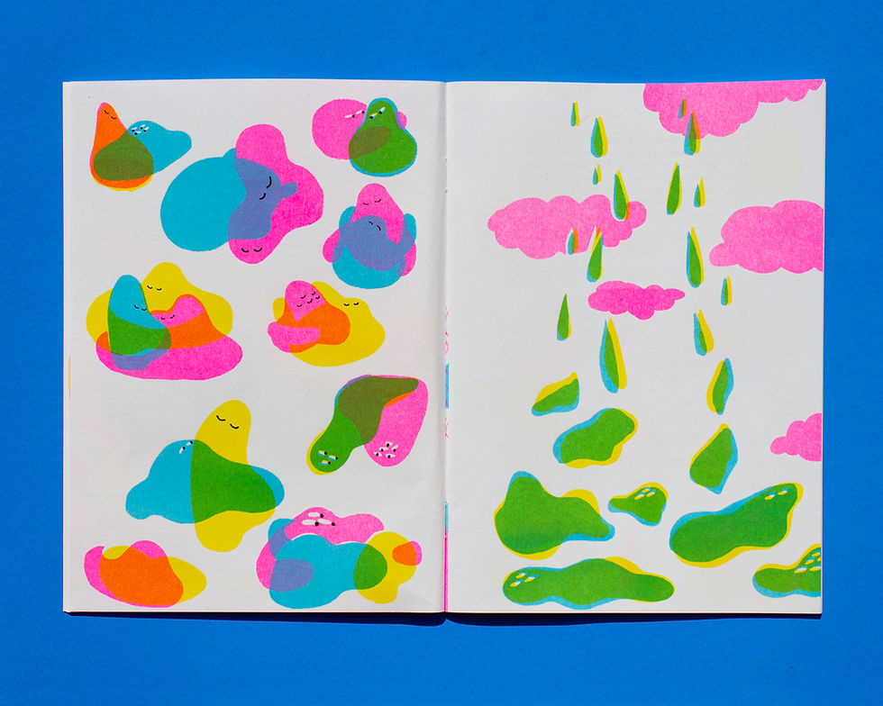 Thumbnail: TAKING RECEIPTS RISOGRAPH ZINE