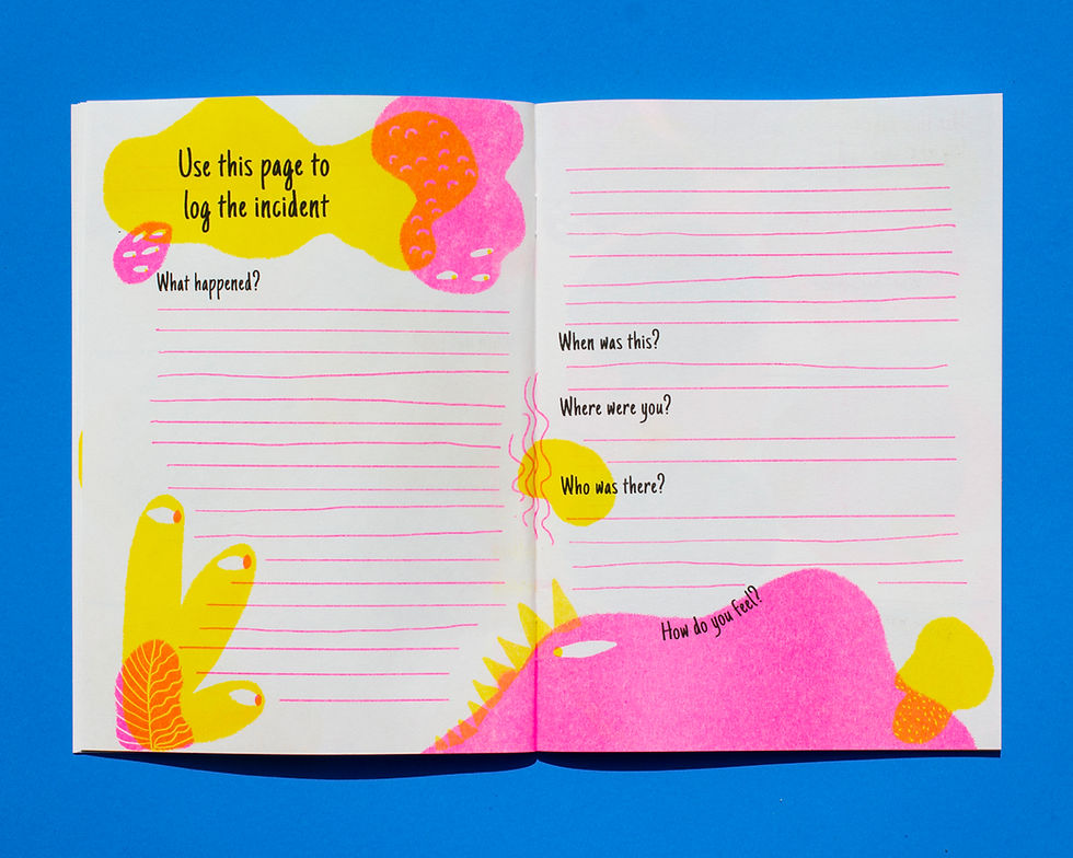 Thumbnail: TAKING RECEIPTS RISOGRAPH ZINE