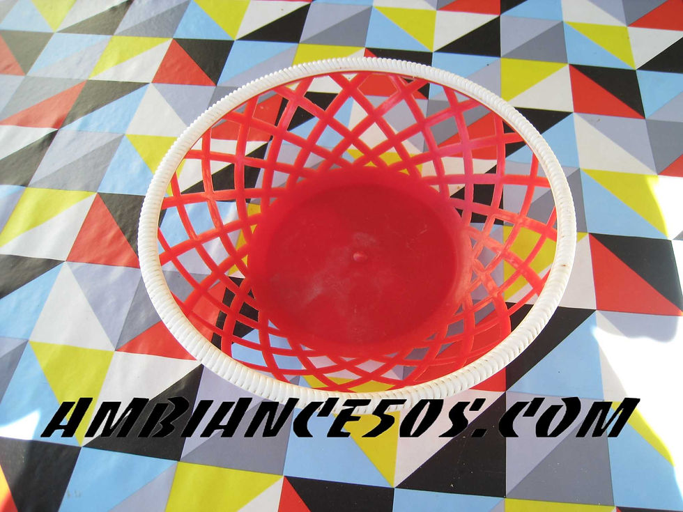 Miniature : Corbeille rouge et blanche