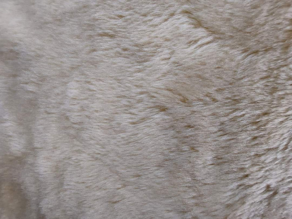 Miniature : Tapis moumoute jaune