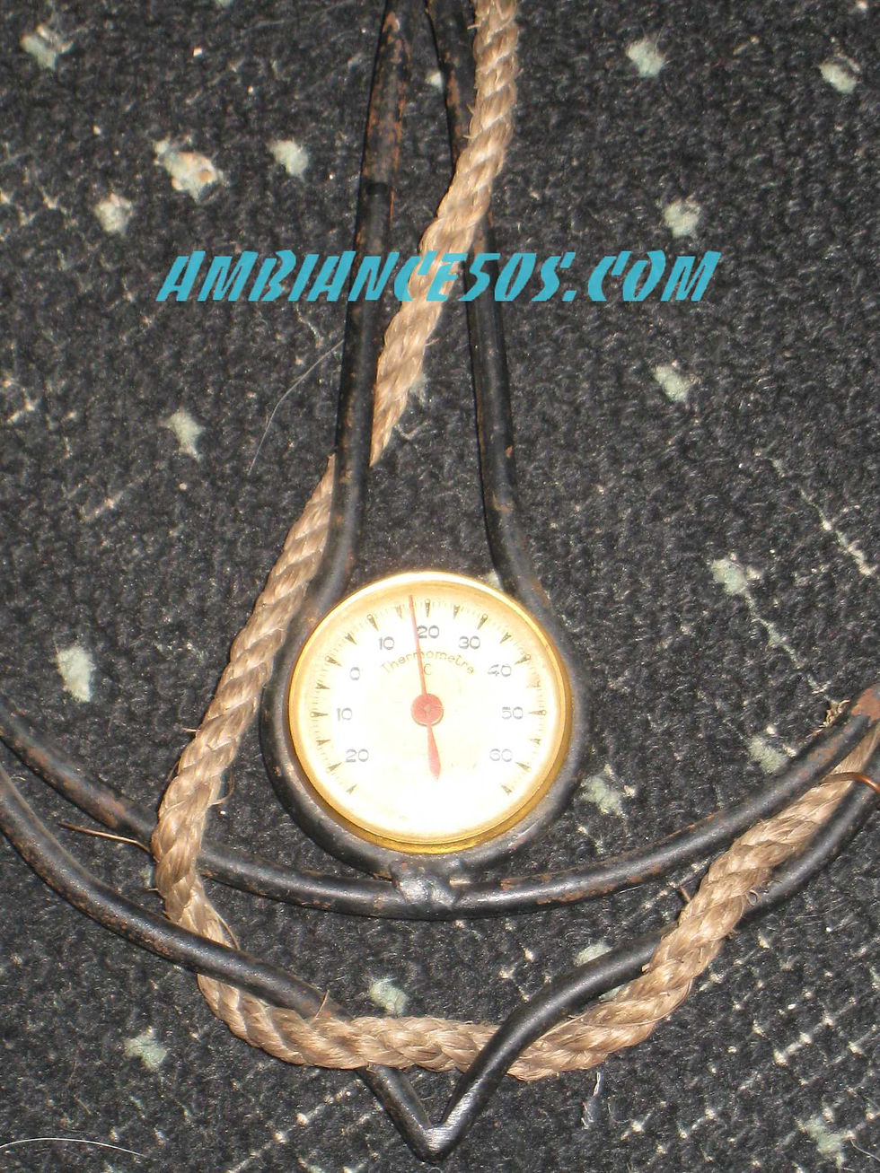 Ancre baromètre vintage