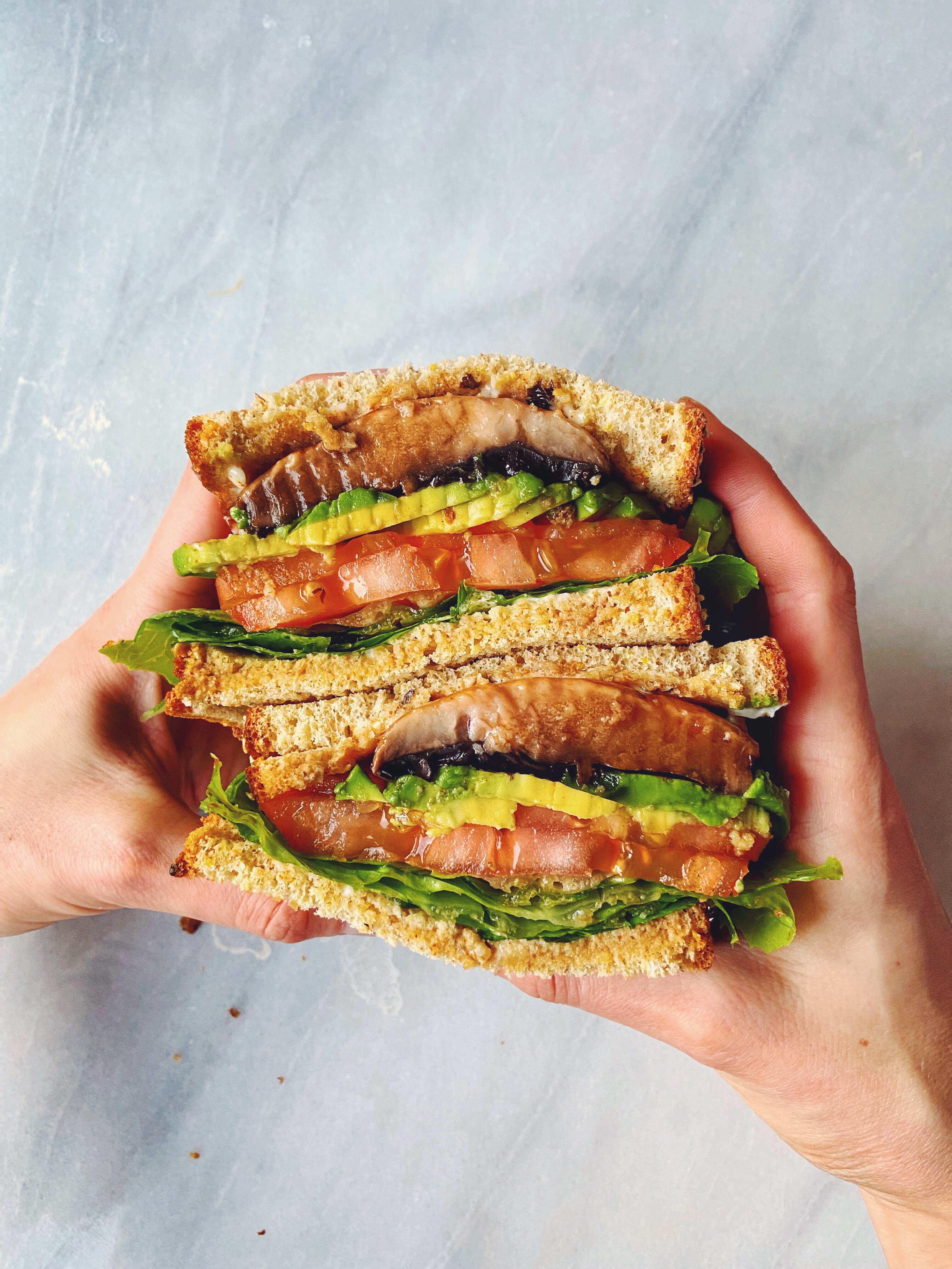 Portobello Mushroom Bacon Blt A Sandwiches