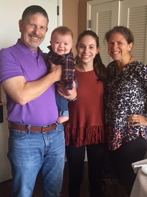 Uncle David and cousin Sophie meet Cooper
