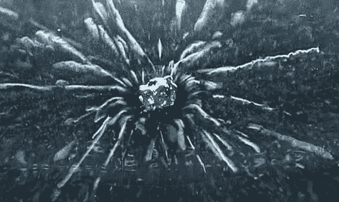 A cloud chamber in action