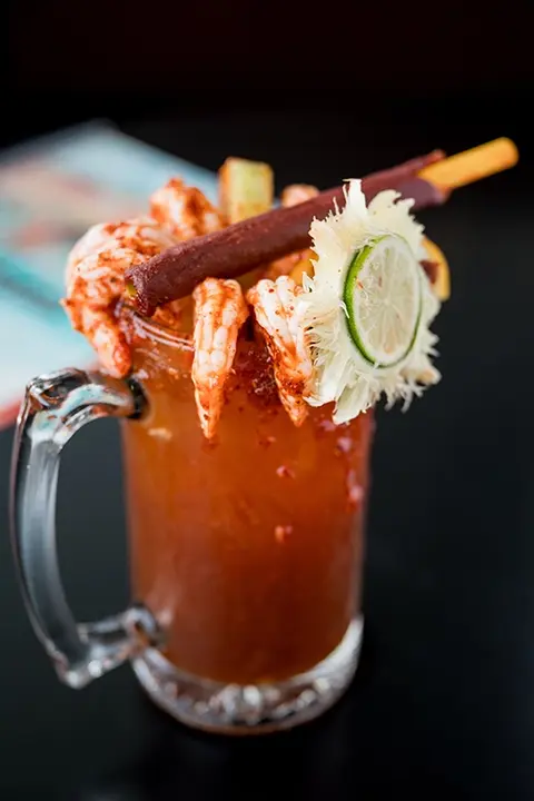 Michelada - Spicy Mexican beer and tomato juice