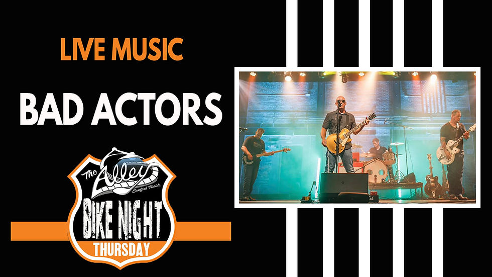 Bad Actors | Live Music at The Alley on BIKE NIGHT