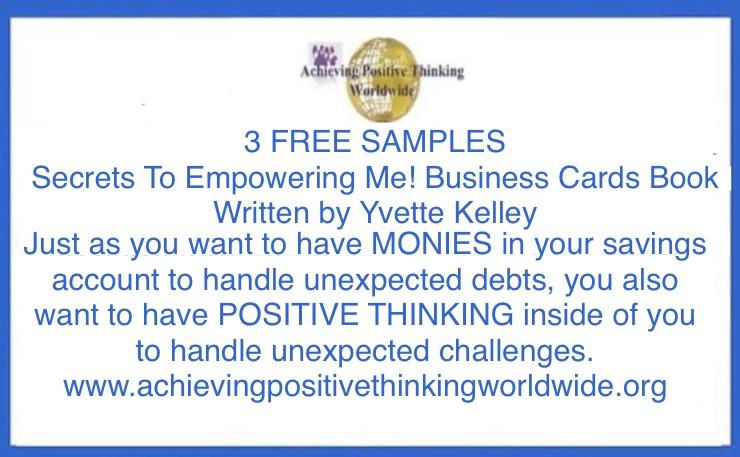 3 FREE SAMPLES (Faith-Based)