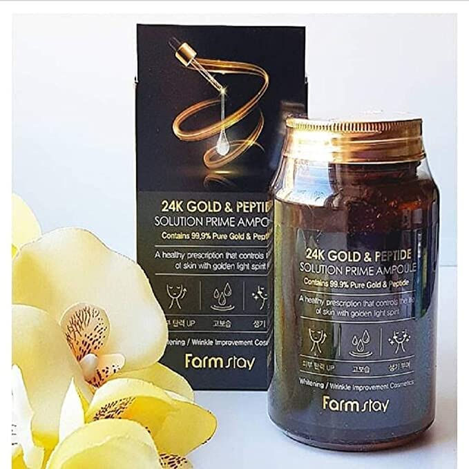 Thumbnail: Farmstay 24K Gold & Peptide Solution Prime Ampoule, 250ml