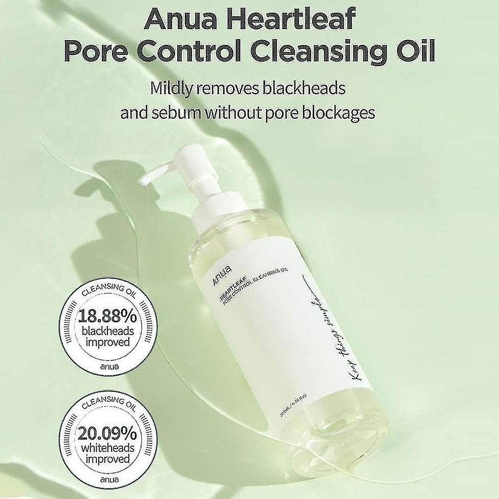Thumbnail: ANUA HEARTLEAF PORE CONTROL CLEANSING OIL KOREAN FACIAL CLEANSER 200ML