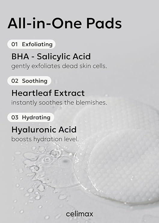 Thumbnail: Celimax Ji Woo Gae Heartleaf BHA Peeling Pad 60 pcs