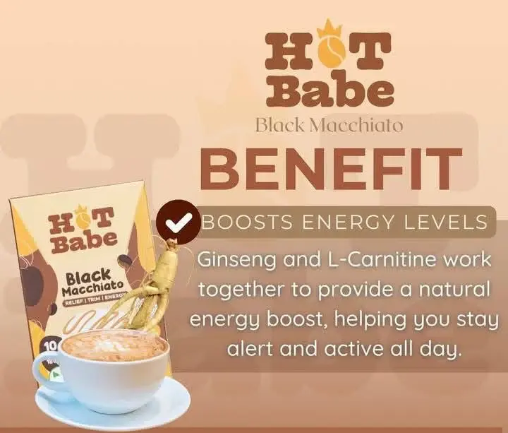 Thumbnail: HOT Babe Black Macchiato 18g x 10 Sachets
