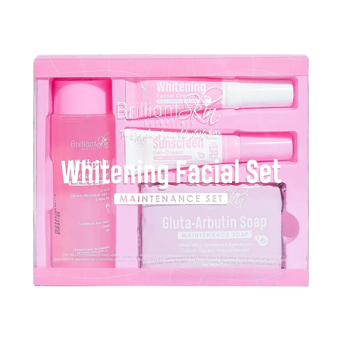 Brilliant Skin Essentials Whitening Facial Set