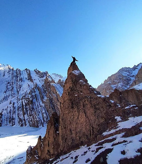 Climb "anything". #ladakh #stock #pinnac