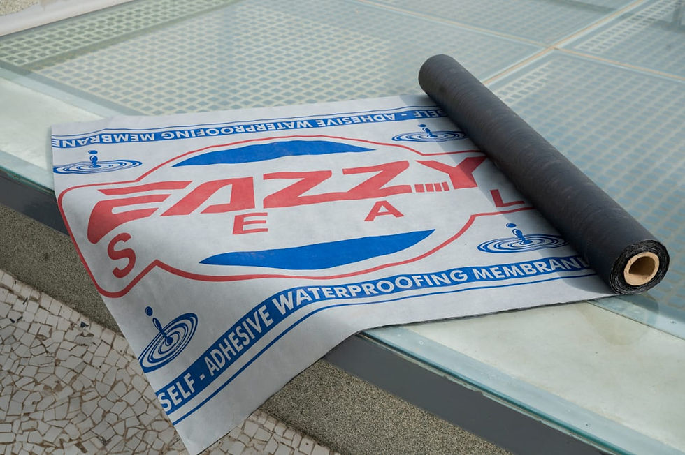 Eazzy Seal : A self adhesive waterproofing membrane.