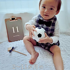ベビー・ジェントルマン【輝く成長記録！】手軽に始めるおうち月齢フォト