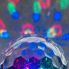 ミラーボール＆クリスタルランプ　煌めく魔法空間！光の演出でおうちがプロ仕様のスタジオに！