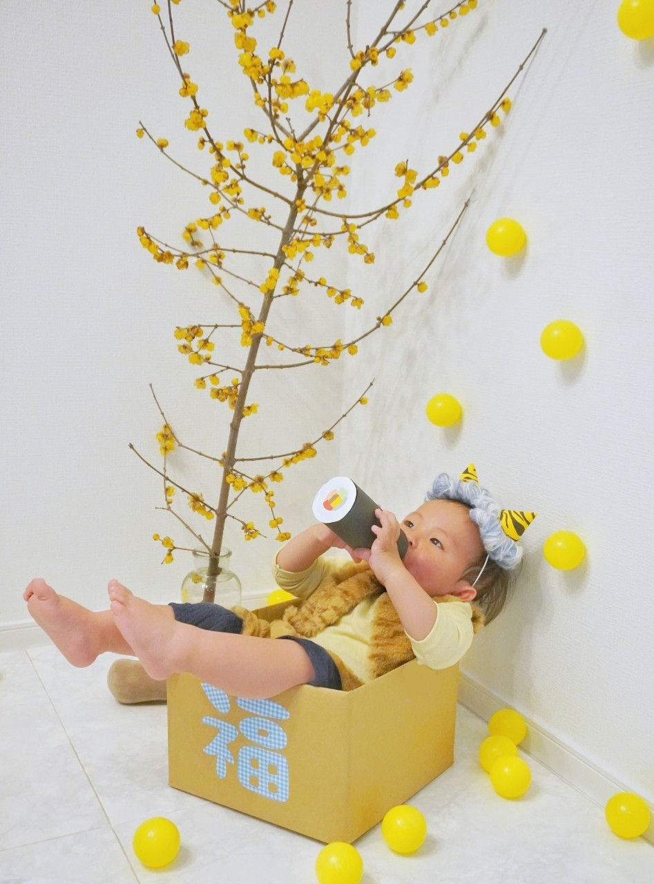 ■恵方巻を赤ちゃんでも撮影したい
