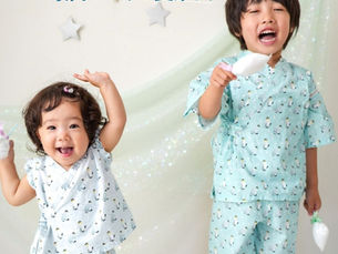 「お揃いペンギン甚平」おうちフォトキットご紹介