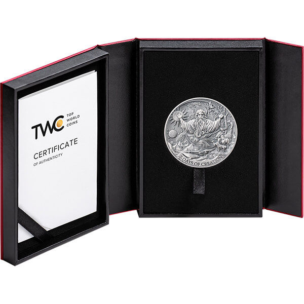 Монета Сім днів Творіння 2 унцій