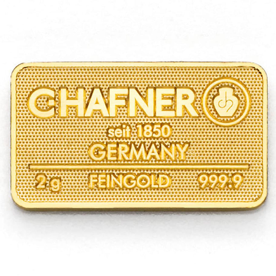 Золотий злиток Chafner 1 грам