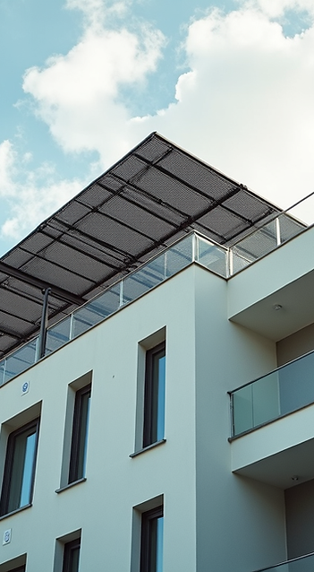 A modern residential building in Germany.