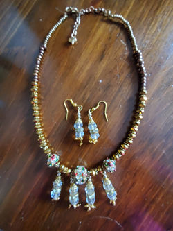 Crystals + beads from India