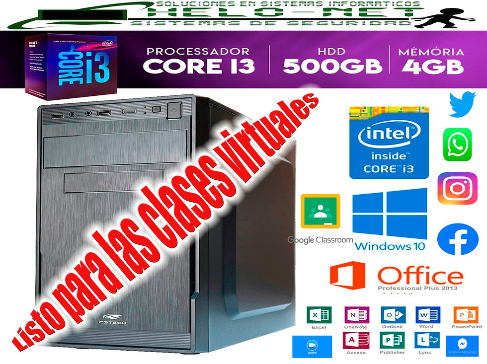 Venta de Computadoras core i3