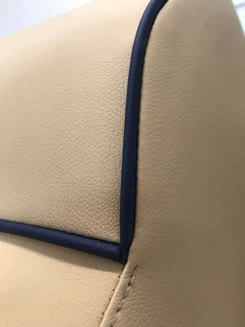 Marine upholstery by Doctor Stitch, Largs, Ayrshire