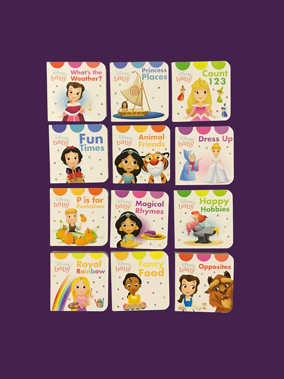 Set of 12 Books_Disney Baby Disney Princess_B825