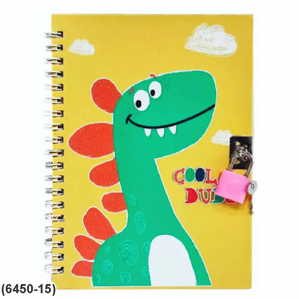 (6450-15) DIARIO INTIMO DINOSAURIO CON CANDADO EN BOLSA + Tami Toys + Jugueteria online + .jpg