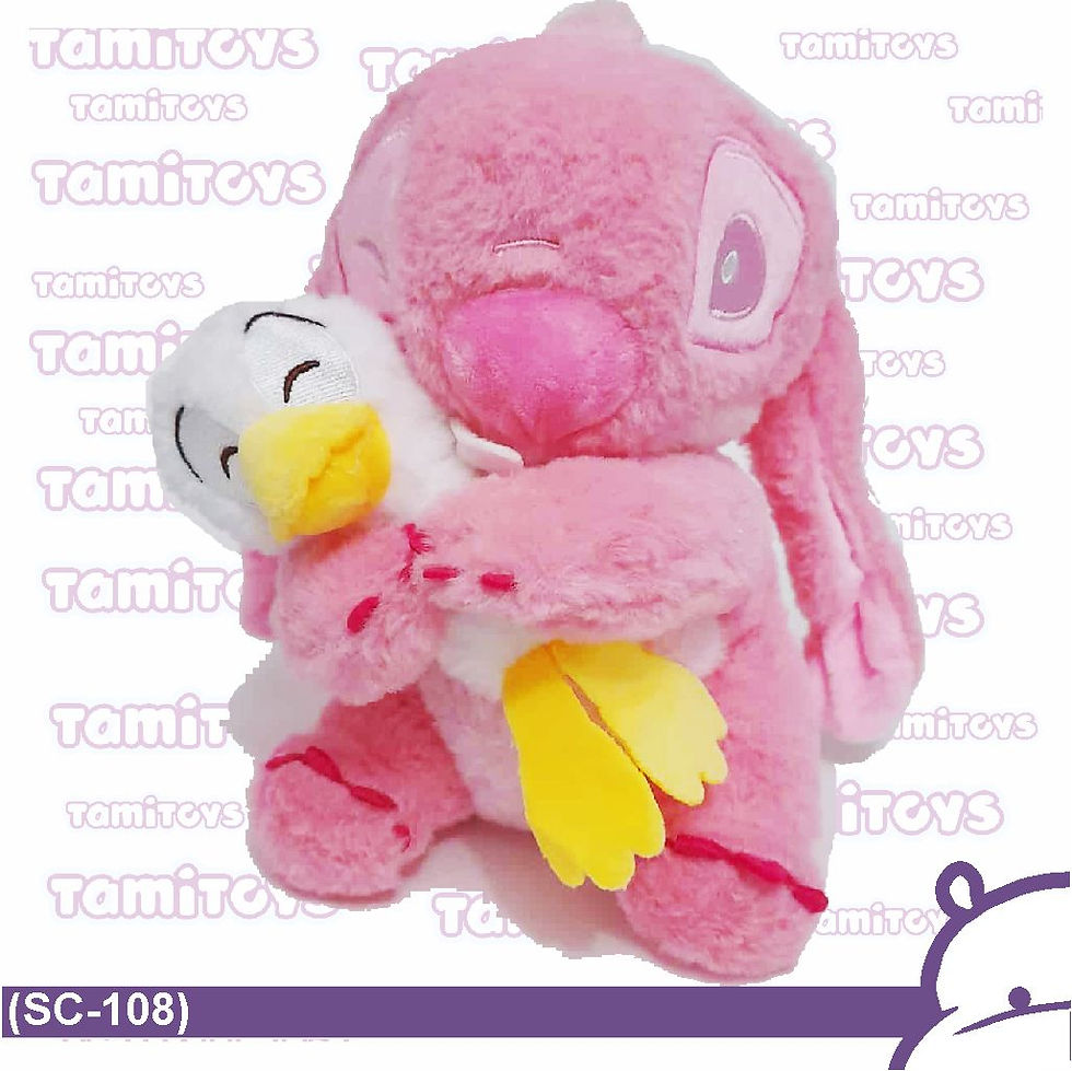 (SC-108) Angel con patito + abrazo + LILO Y STITTCH + DISNEY + PELUCHE + Tamitoys Juguetes.jpg