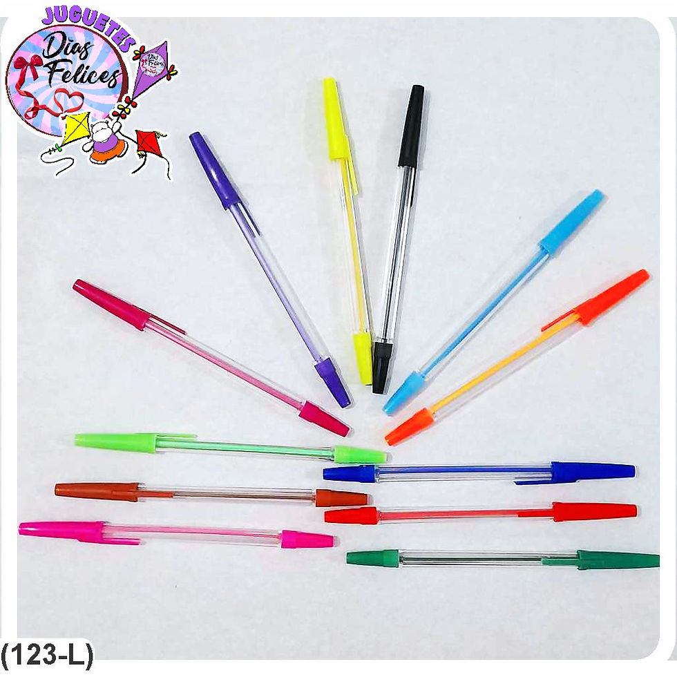 (123-L) LAPICERA DE COLORES X 12 UNIDADES + escolar + Libreria + Dias Felices Juguetes + T.jpg